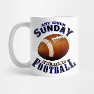 Football Any Given Sunday Football Mug